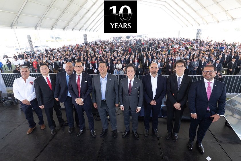 Mazda’s Production Base in Mexico Marks its 10th Anniversary