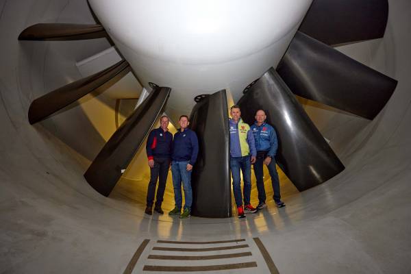 German team takes aerodynamic advantage from the BMW Group wind tunnel